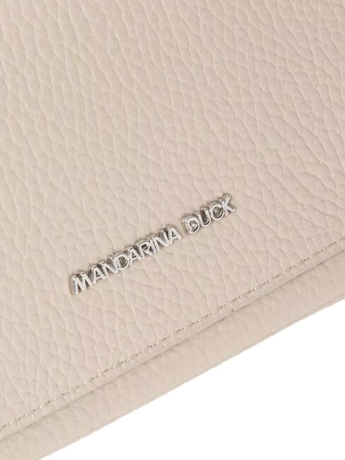 MELLOW LEATHER Mini sac à bandoulière en cuir taupe chaud - Sacs pour Femme