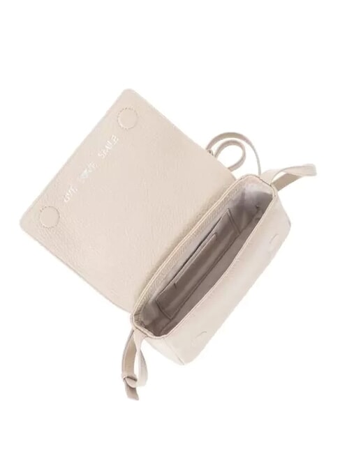 MELLOW LEATHER Mini sac à bandoulière en cuir taupe chaud - Sacs pour Femme