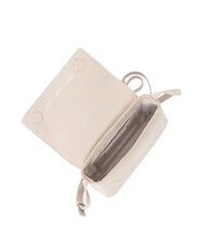 MANDARINA DUCK MELLOW LEATHER Mini sac à bandoulière en cuir taupe chaud - Sacs pour Femme - 4