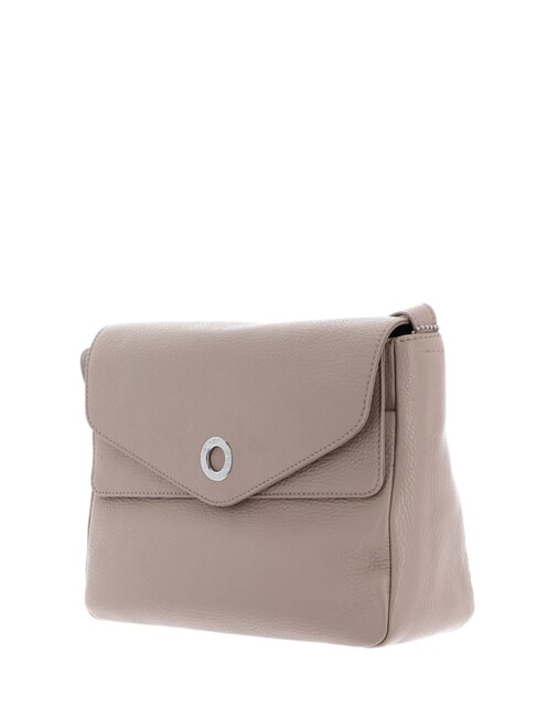 MELLOW LEATHER Sac en cuir à rabat taupe chaud - Sacs pour Femme