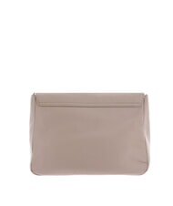 MANDARINA DUCK MELLOW LEATHER Sac en cuir à rabat taupe chaud - Sacs pour Femme - 4