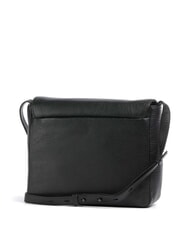 MANDARINA DUCK MELLOW LEATHER Sac bandoulière en cuir avec rabat Noir - Sacs pour Femme - 2