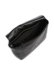 MANDARINA DUCK MELLOW LEATHER Sac bandoulière en cuir avec rabat Noir - Sacs pour Femme - 4