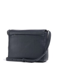 MANDARINA DUCK MELLOW LEATHER Sac bandoulière en cuir avec rabat dressblue - Sacs pour Femme - 2