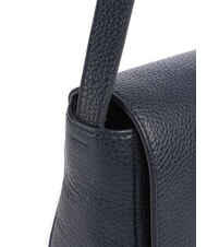 MANDARINA DUCK MELLOW LEATHER Sac bandoulière en cuir avec rabat dressblue - Sacs pour Femme - 3