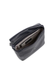 MANDARINA DUCK MELLOW LEATHER Sac bandoulière en cuir avec rabat dressblue - Sacs pour Femme - 4