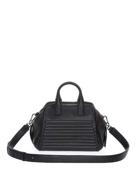 I-CON Sac de bowling en cuir Noir - Sacs pour Femme