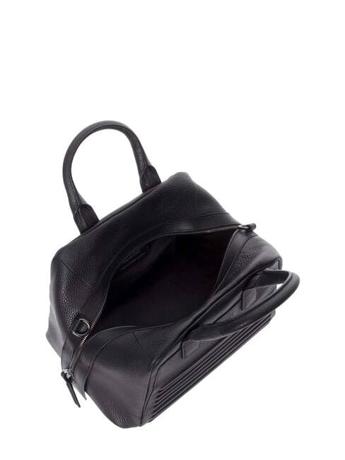 I-CON Sac de bowling en cuir Noir - Sacs pour Femme