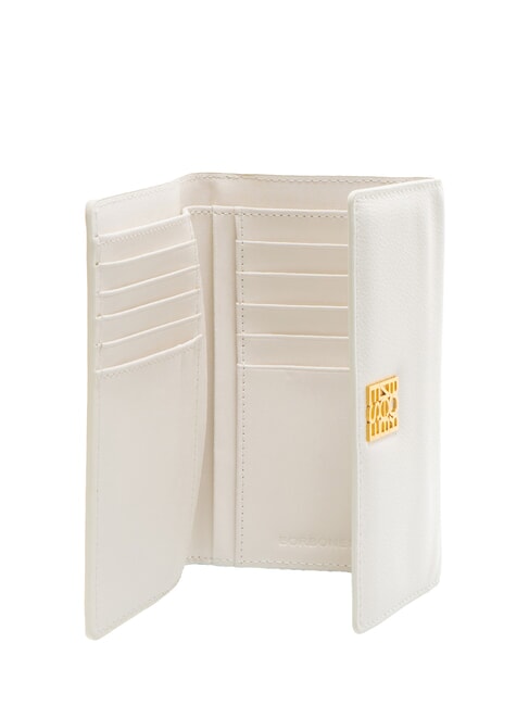 LETTERING PLATE  Portefeuille en cuir pour femme blanc - Portefeuilles Femme
