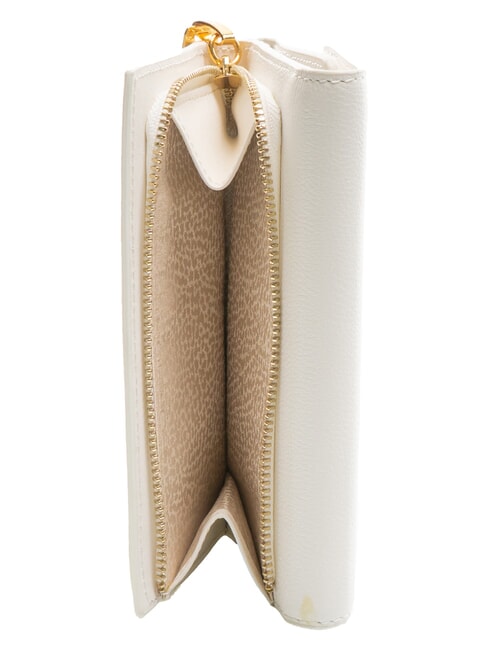 LETTERING PLATE  Portefeuille en cuir pour femme blanc - Portefeuilles Femme