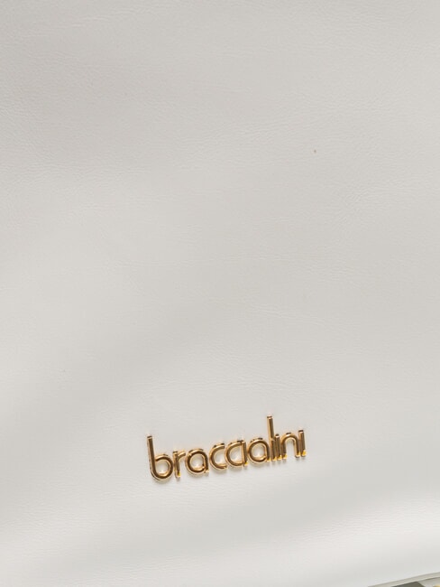 NORA Sac à dos en cuir avec chaînes blanc - Sacs pour Femme