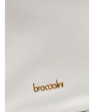 BRACCIALINI NORA Sac à dos en cuir avec chaînes blanc - Sacs pour Femme - 3