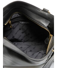 BRACCIALINI SOFIA Sac bandouli&egrave;re en cuir avec petites fleurs noir - Sacs pour Femme - 5