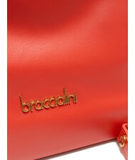 BRACCIALINI SOFIA Sac à main en cuir avec petites fleurs rouge - Sacs pour Femme - 3