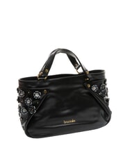 BRACCIALINI SOFIA Sac à main en cuir avec petites fleurs noir - Sacs pour Femme - 2