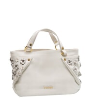 BRACCIALINI SOFIA Sac à main en cuir avec petites fleurs blanc - Sacs pour Femme - 2