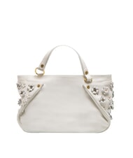 BRACCIALINI SOFIA Sac à main en cuir avec petites fleurs blanc - Sacs pour Femme - 4