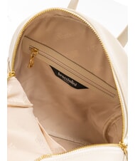 BRACCIALINI NAOMI Sac à dos rond en cuir beige - Sacs pour Femme - 4