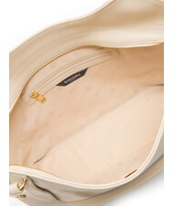 BRACCIALINI NAOMI Sac à bandoulière en cuir beige - Sacs pour Femme - 5