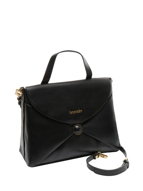 NAOMI Sac cartable en cuir noir - Sacs pour Femme