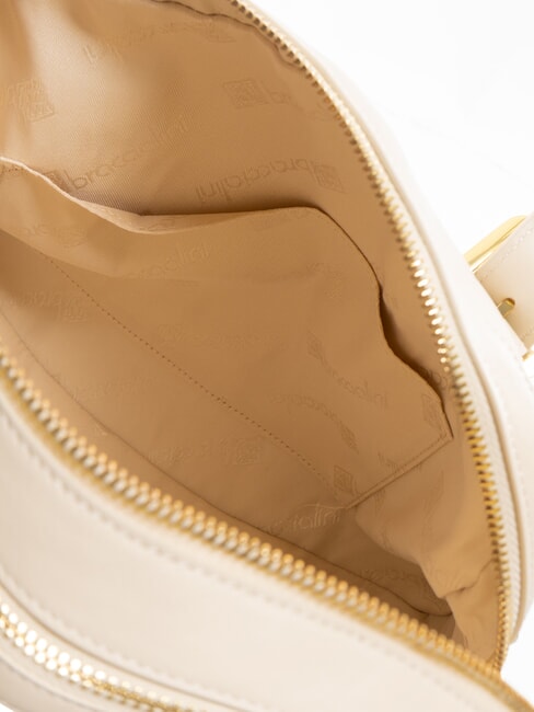 NORA Sac cartable en cuir avec boucles beige - Sacs pour Femme