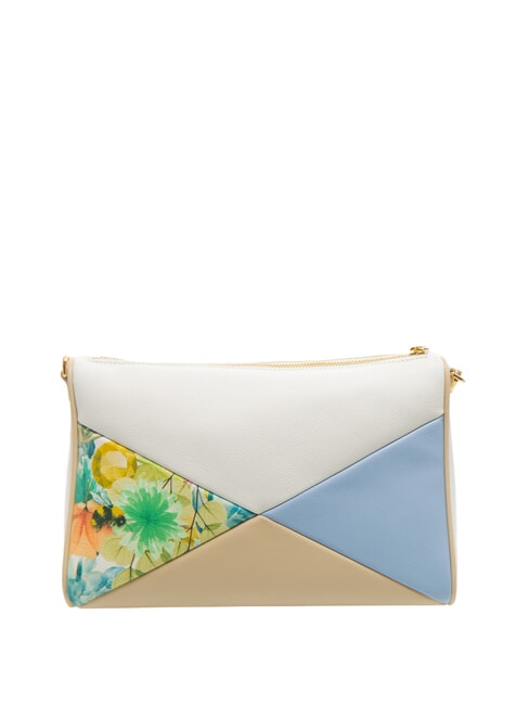 NICOLE Sac bandouli&egrave;re en cuir patchwork multi - Sacs pour Femme