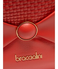 BRACCIALINI NAOMI Sac à dos rond en cuir rouge - Sacs pour Femme - 4