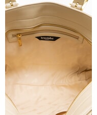 BRACCIALINI HELLEN Sac shopping en cuir beige - Sacs pour Femme - 5