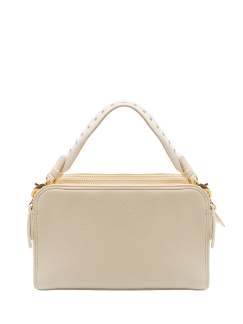 GISELLE Sac à bandoulière avec logo et clous beige - Sacs pour Femme