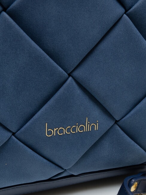 ICONS Tote Sac à main avec bandoulière bleu - Sacs pour Femme