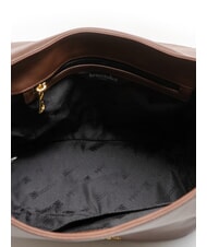 BRACCIALINI SOFIA Sac à main en cuir avec fleur marron - Sacs pour Femme - 6