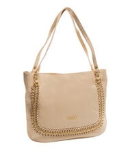 BRACCIALINI NAOMI Sac bandoulière en cuir avec chaîne beige - Sacs pour Femme - 2