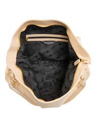 BRACCIALINI NAOMI Sac bandoulière en cuir avec chaîne beige - Sacs pour Femme - 5