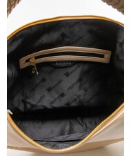 BRACCIALINI NAOMI Sac hobo en cuir avec chaîne beige - Sacs pour Femme - 5