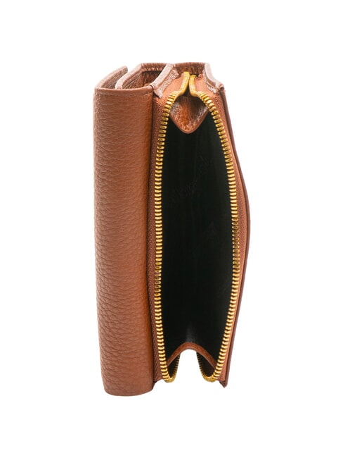 BASIC Portefeuille en cuir moyen marron - Portefeuilles Femme