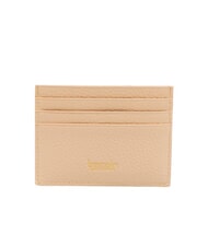 BRACCIALINI BASIC Porte-cartes de crédit en cuir beige - Portefeuilles Femme - 2
