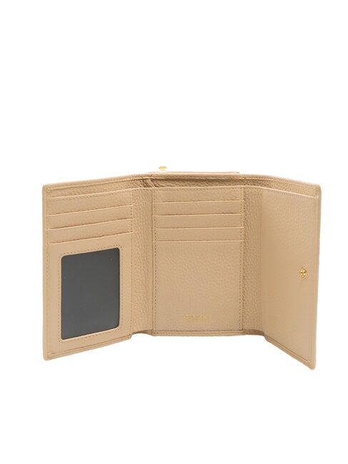 BASIC Portefeuille en cuir moyen beige - Portefeuilles Femme