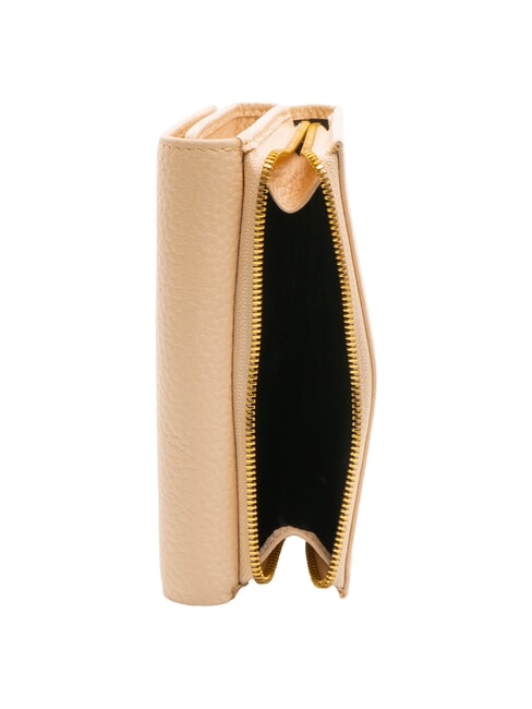 BASIC Portefeuille en cuir moyen beige - Portefeuilles Femme