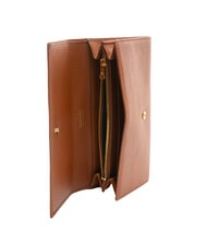 BRACCIALINI BASIC Grand portefeuille continental en cuir marron - Portefeuilles Femme - 2