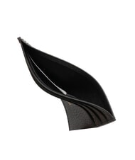 BRACCIALINI BASIC Porte-cartes de crédit en cuir noir - Portefeuilles Femme - 3