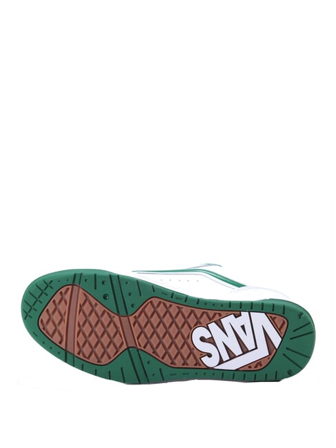 HYLANE  Baskets en cuir vert pop - Chaussures unisexe