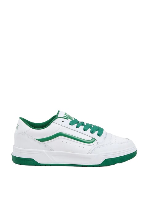 HYLANE  Baskets en cuir vert pop - Chaussures unisexe