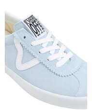 VANS SPORT LOW  Baskets en cuir bleu bébé/blanc - Chaussures unisexe - 3