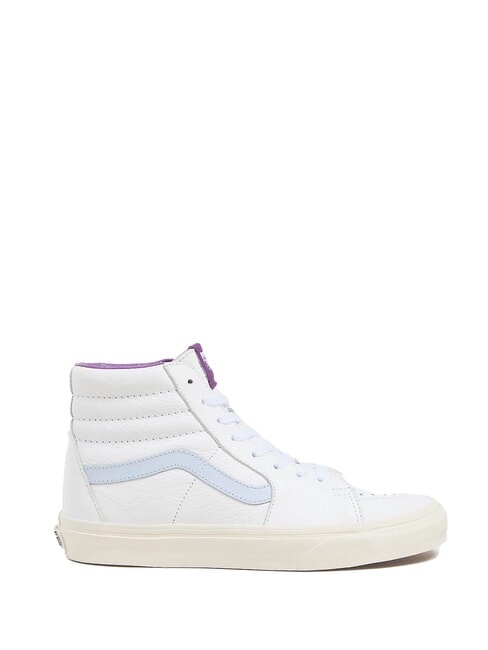 SK8-HI  Baskets en cuir cuir premium bleu halog&egrave;ne - Chaussures unisexe