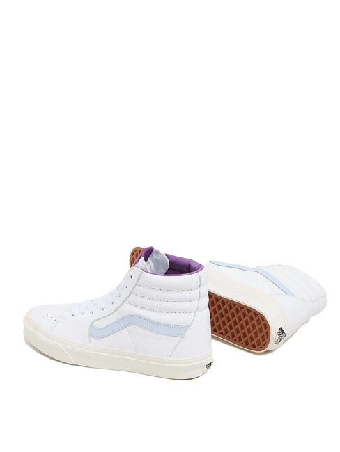 SK8-HI  Baskets en cuir cuir premium bleu halog&egrave;ne - Chaussures unisexe