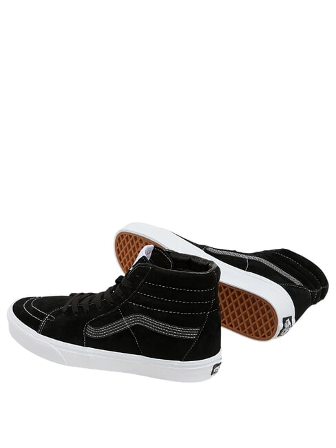 SK8-HI  Baskets en cuir cochon en daim noir - Chaussures unisexe
