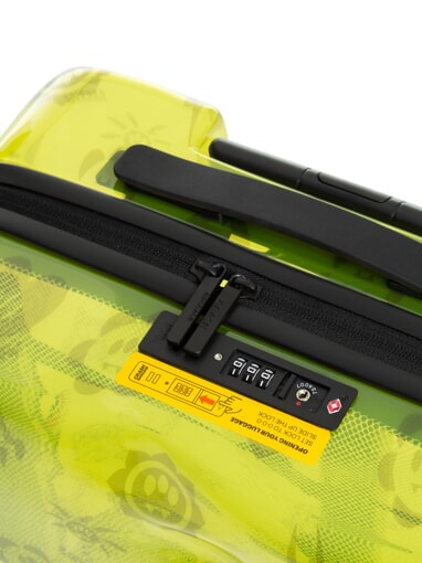 SHARE x BARROW Chariot à bagages à main transparent jaune clair - Valises cabine