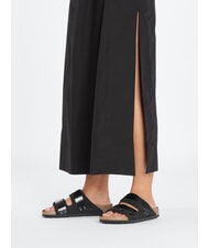 BIRKENSTOCK UJI Sandale pantoufle en cuir noir - Chaussures Femme - 7