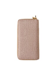 BORBONESE CLASSICA Portefeuille zippé sable - Portefeuilles Femme - 3