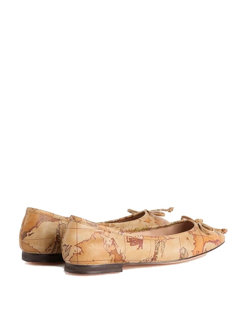 GEO CLASSIC Ballerines avec imprim&eacute; all-over NATUREL - Chaussures Femme